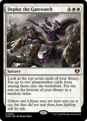 Deploy the Gatewatch (819) [Commander Masters]