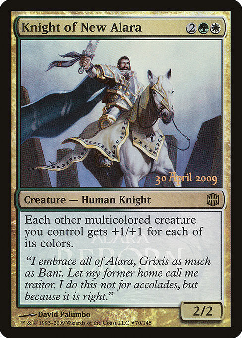 Knight of New Alara (70★) [Alara Reborn Promos]