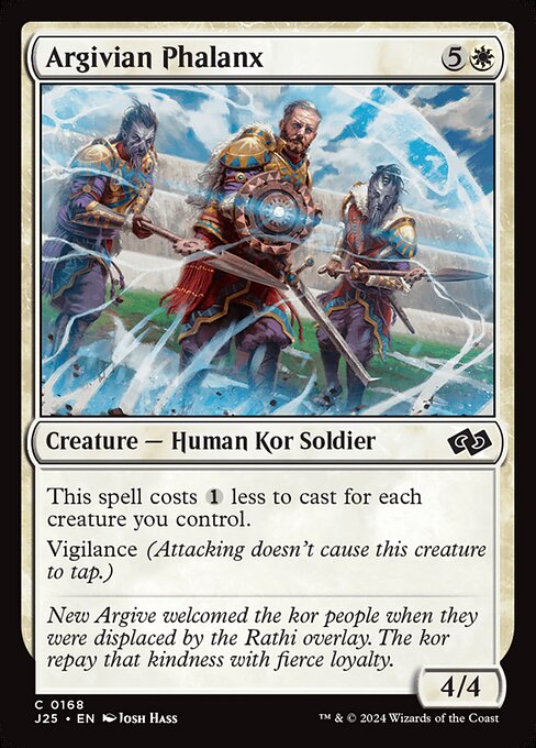 Argivian Phalanx (168) [Foundations Jumpstart]