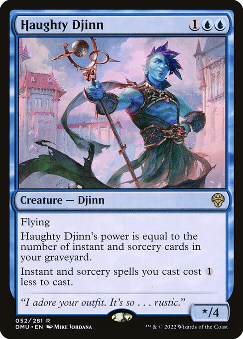 Haughty Djinn (52) [Dominaria United]