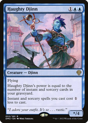 Haughty Djinn (52) [Dominaria United]