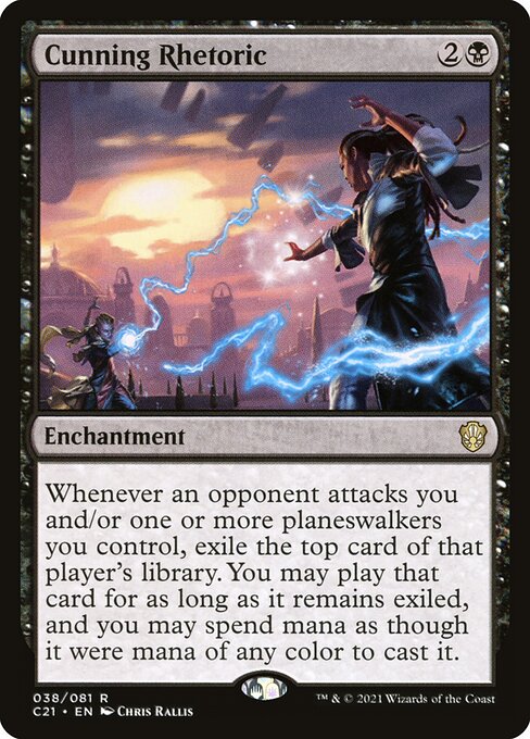 Cunning Rhetoric (38) [Commander 2021]