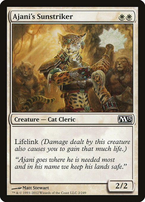 Ajani's Sunstriker (2) [Magic 2013]