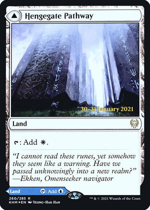 Hengegate Pathway // Mistgate Pathway (260s) [Kaldheim Promos]
