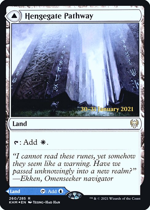 Hengegate Pathway // Mistgate Pathway (260s) [Kaldheim Promos]