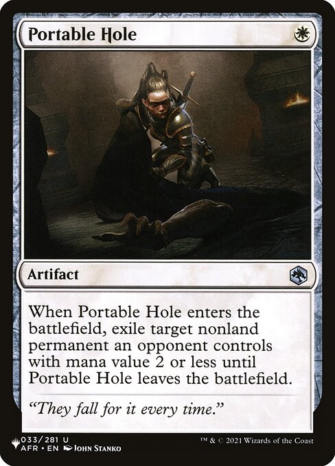 Portable Hole (AFR-33) [The List]