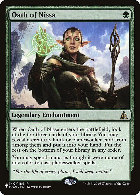Oath of Nissa (OGW-140) [The List]