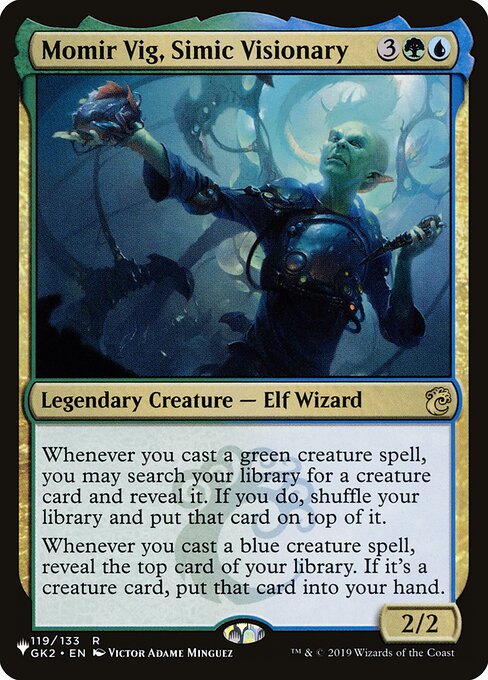 Momir Vig, Simic Visionary (GK2-119) [The List]