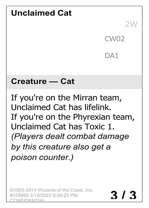 Unclaimed Cat (CW02) [Unknown Event]