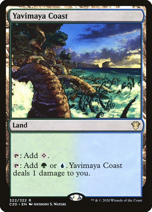 Yavimaya Coast (322) [Commander 2020]