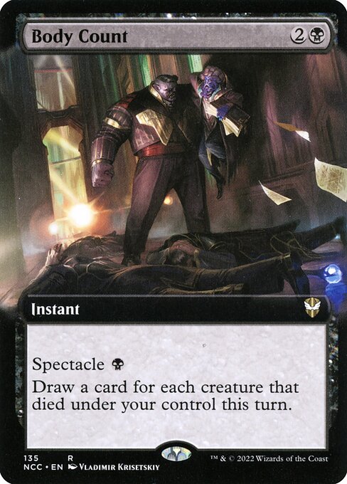 Body Count (135) [New Capenna Commander] [Extended Art]
