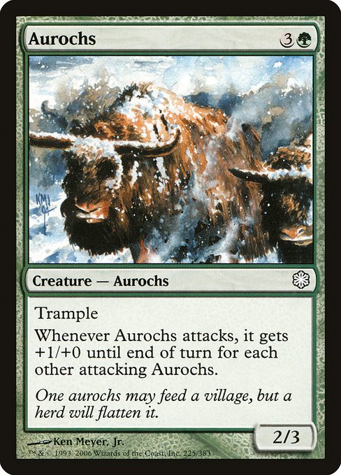 Aurochs (225) [Coldsnap Theme Decks]