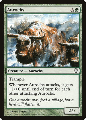 Aurochs (225) [Coldsnap Theme Decks]