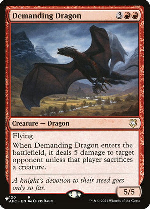 Demanding Dragon (AFC-120) [The List]
