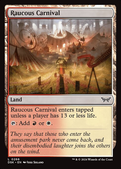 Raucous Carnival (266) [Duskmourn: House of Horror]