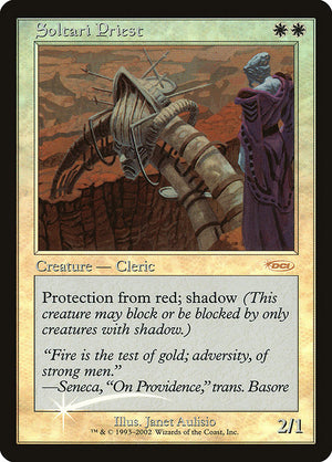 Soltari Priest (1) [Friday Night Magic 2002]