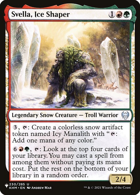 Svella, Ice Shaper (KHM-230) [The List]