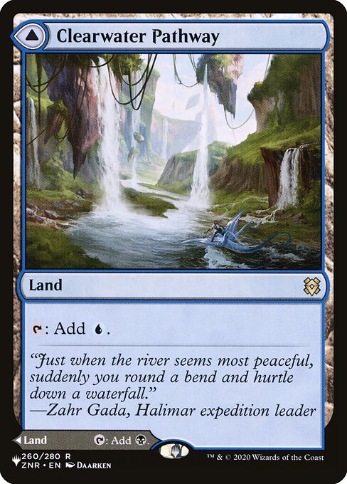 Clearwater Pathway // Murkwater Pathway (ZNR-260) [The List]