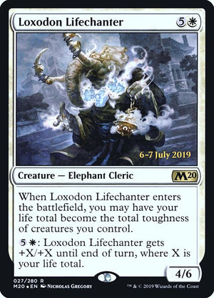 Loxodon Lifechanter (27s) [Core Set 2020 Promos]