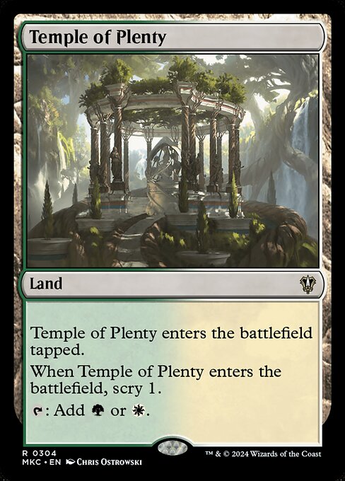 Temple of Plenty (304) [Murders at Karlov Manor Commander]