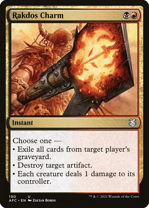 Rakdos Charm (190) [Forgotten Realms Commander]