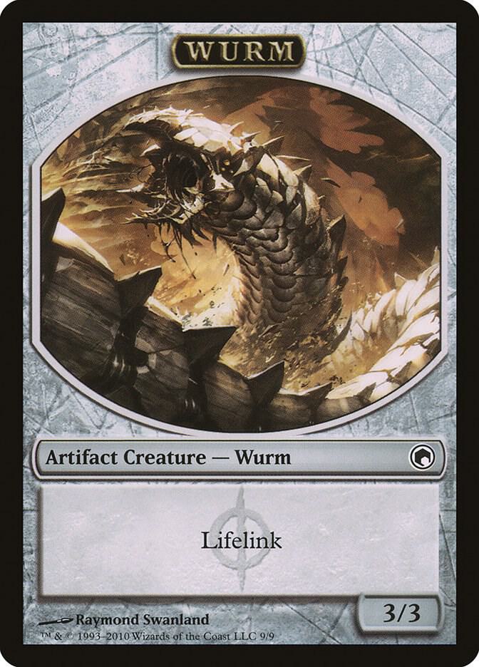 Wurm Token (9) [Scars of Mirrodin]