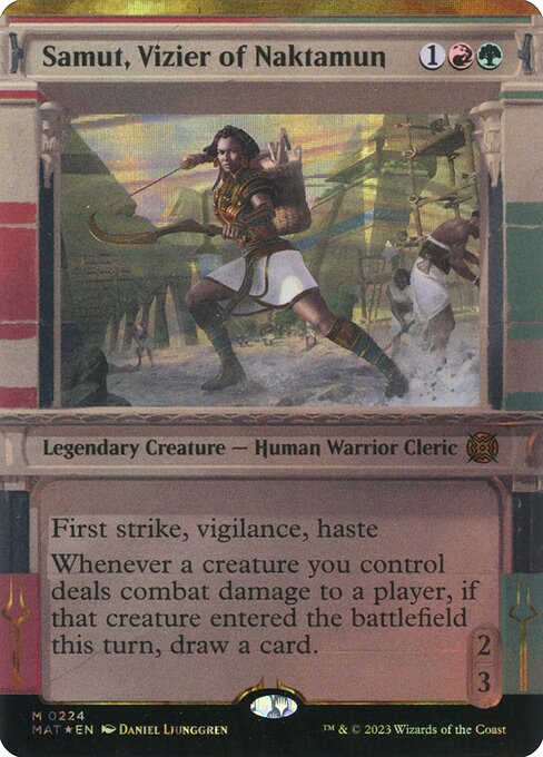 Samut, Vizier of Naktamun (224) [March of the Machine: The Aftermath] [Showcase, Borderless]