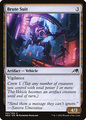 Brute Suit (241) [Kamigawa: Neon Dynasty]