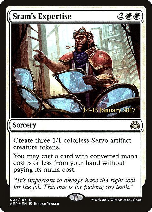 Sram's Expertise (24s) [Aether Revolt Promos]