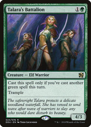 Talara's Battalion (24) [Duel Decks: Elves vs. Inventors]