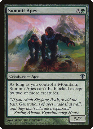 Summit Apes (114) [Worldwake]