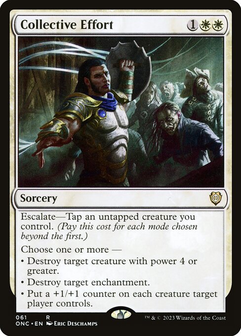 Collective Effort (61) [Phyrexia: All Will Be One Commander]