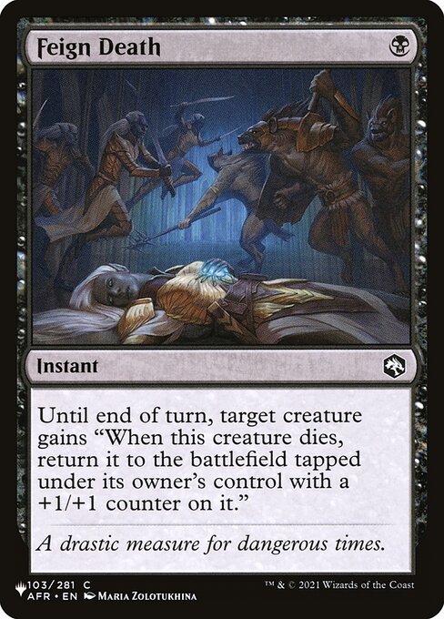 Feign Death (AFR-103) [The List]