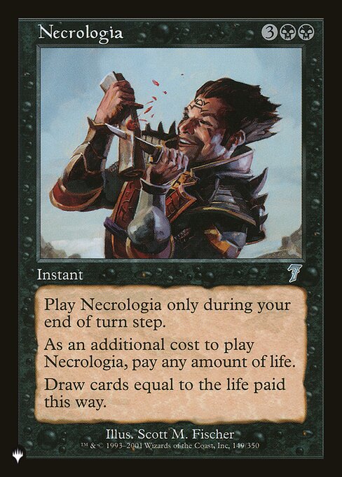 Necrologia (7ED-149) [The List]
