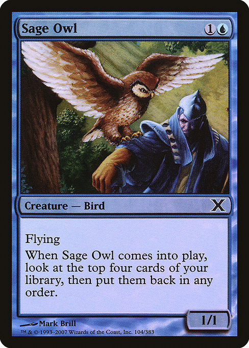 Sage Owl (104★) [Tenth Edition]