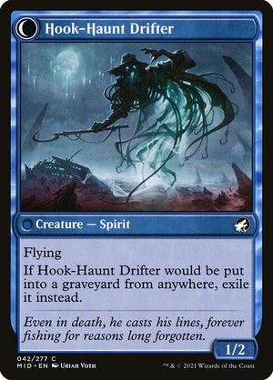 Baithook Angler // Hook-Haunt Drifter (42) [Innistrad: Midnight Hunt] Reverse
