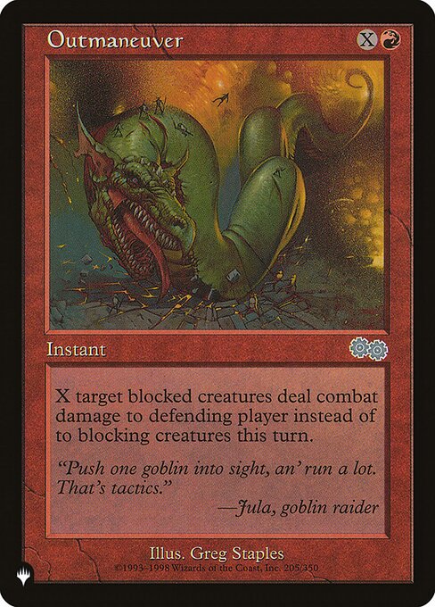 Outmaneuver (USG-205) [The List]