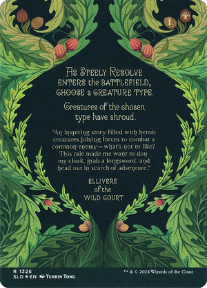 Steely Resolve // Steely Resolve (1326) [Secret Lair Drop] Reverse