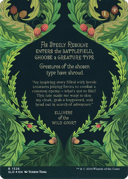 Steely Resolve // Steely Resolve (1326) [Secret Lair Drop] Reverse