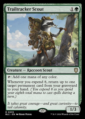Trailtracker Scout (35) [Bloomburrow Commander]