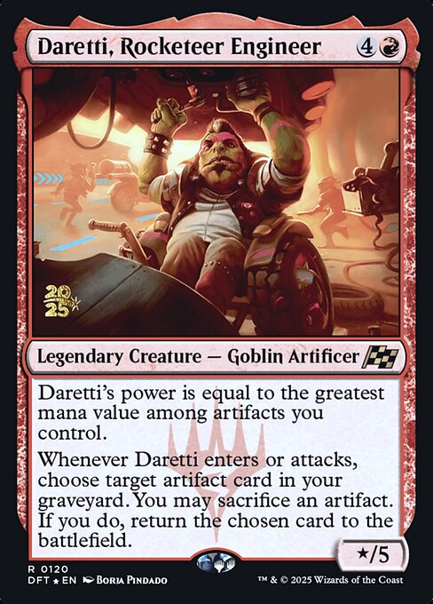 Daretti, Rocketeer Engineer (120s) [Aetherdrift Promos]