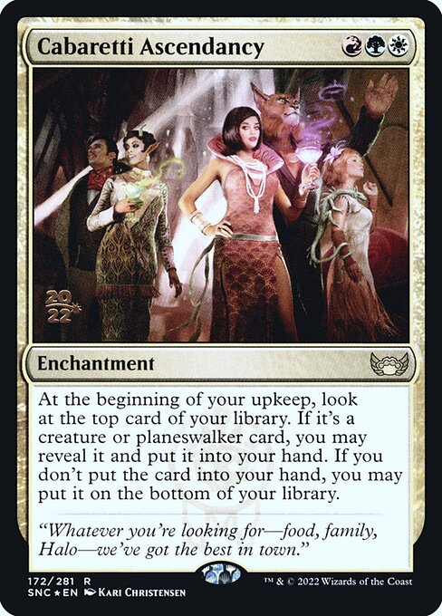 Cabaretti Ascendancy (172s) [Streets of New Capenna Promos]