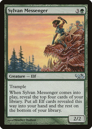 Sylvan Messenger (12) [Duel Decks: Elves vs. Goblins]