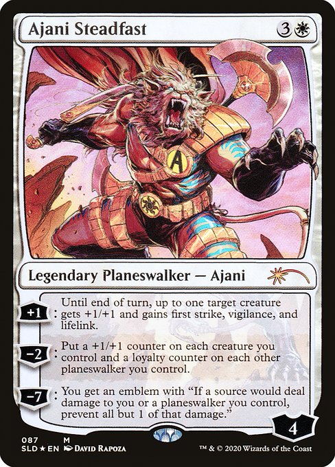 Ajani Steadfast (87) [Secret Lair Drop]