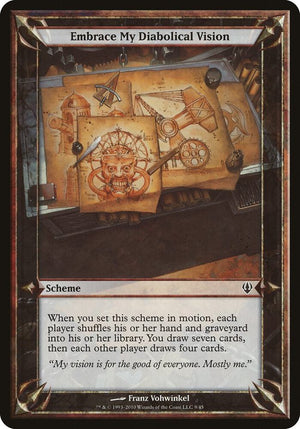 Embrace My Diabolical Vision (Archenemy) [Oversize Cards]