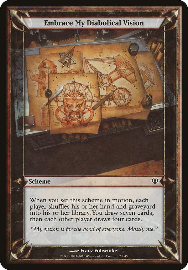 Embrace My Diabolical Vision (Archenemy) [Oversize Cards]