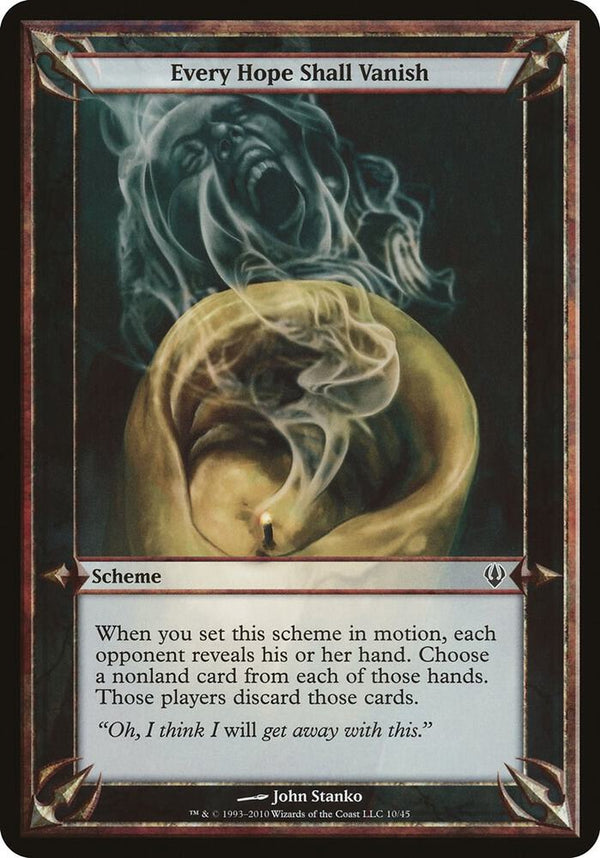 Every Hope Shall Vanish (Archenemy) [Oversize Cards]