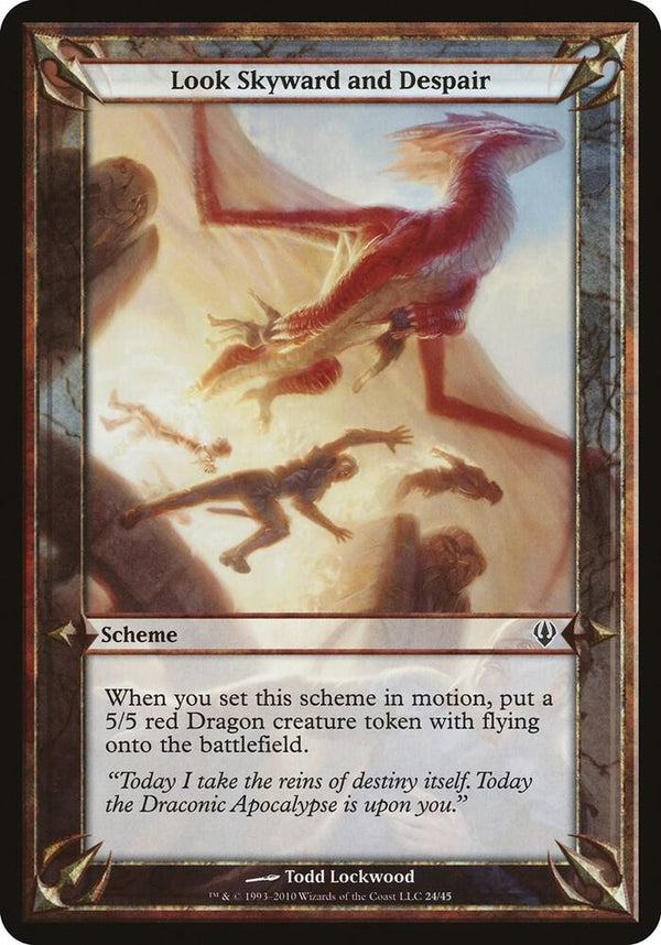 Look Skyward and Despair (Archenemy) [Oversize Cards]