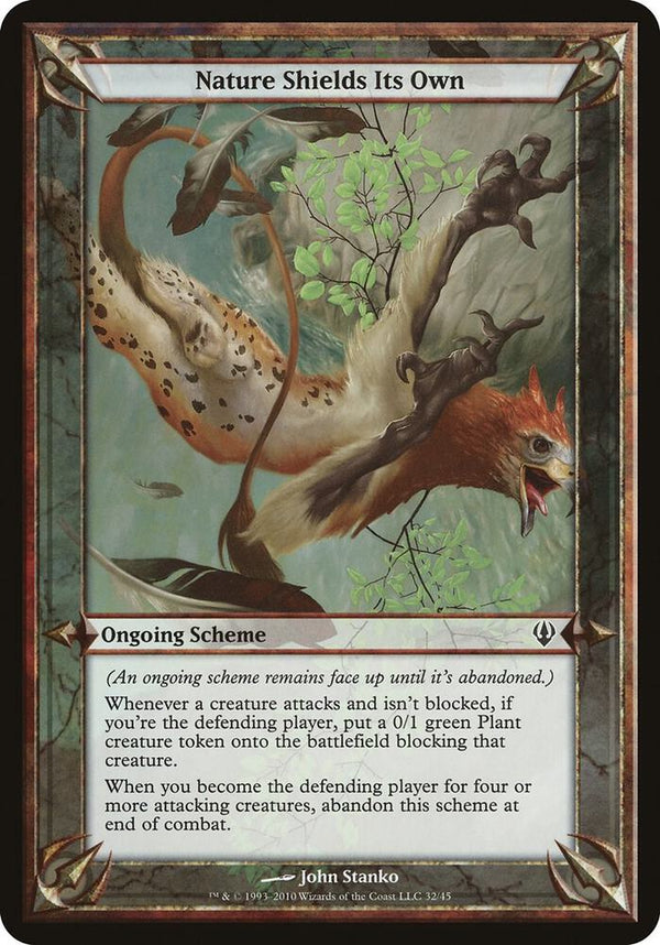 Nature Shields Its Own (Archenemy) [Oversize Cards]