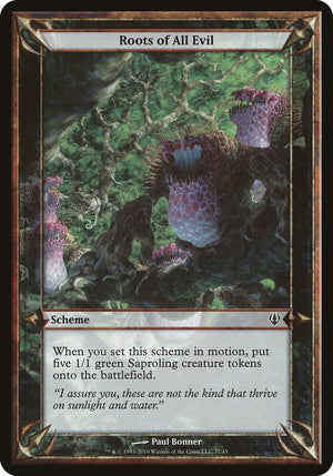 Roots of All Evil (Archenemy) [Oversize Cards]